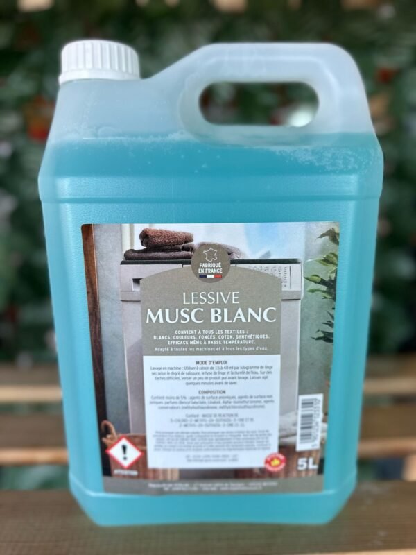 lessive MUSC BLANC