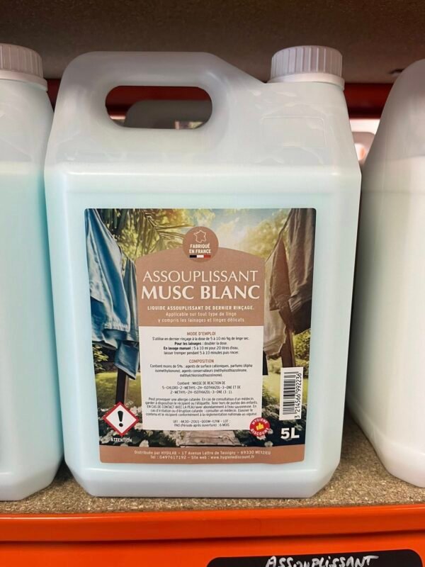 Assouplissant Musc Blanc